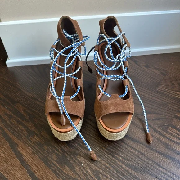 Tory Burch Positano espadrille platform sandals